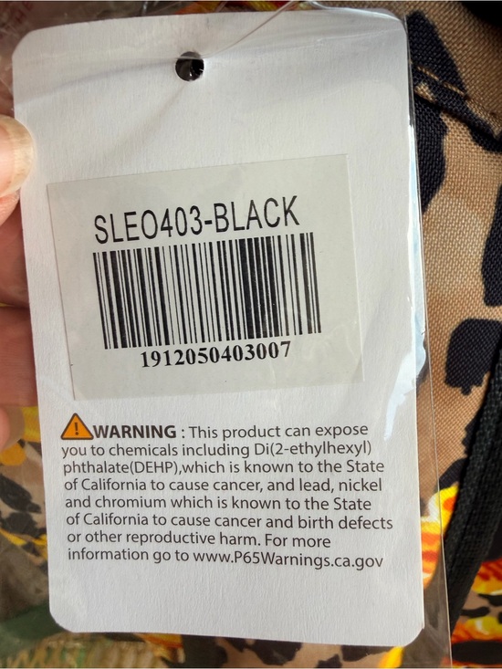 NWT Sunflower Leopard Print Backpack - Yellow/Black main image 3